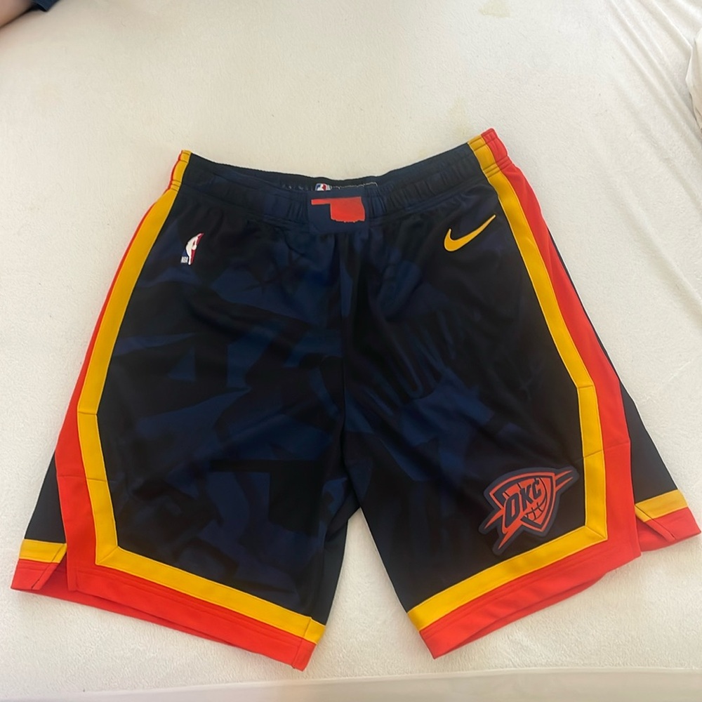 OKC Thunder basketball shorts